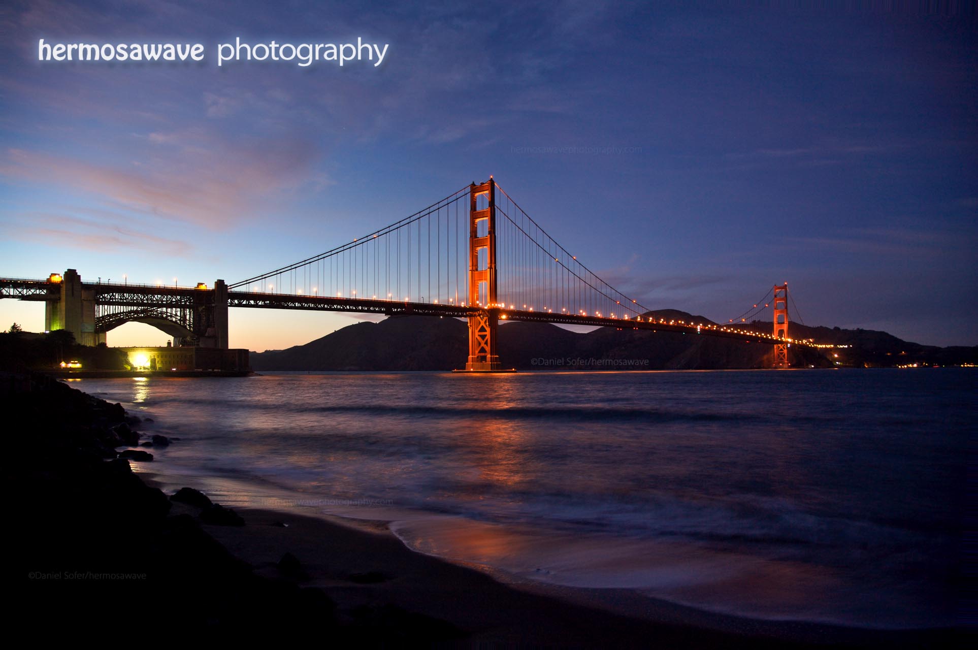 Evening at the Golden Gate Bridge