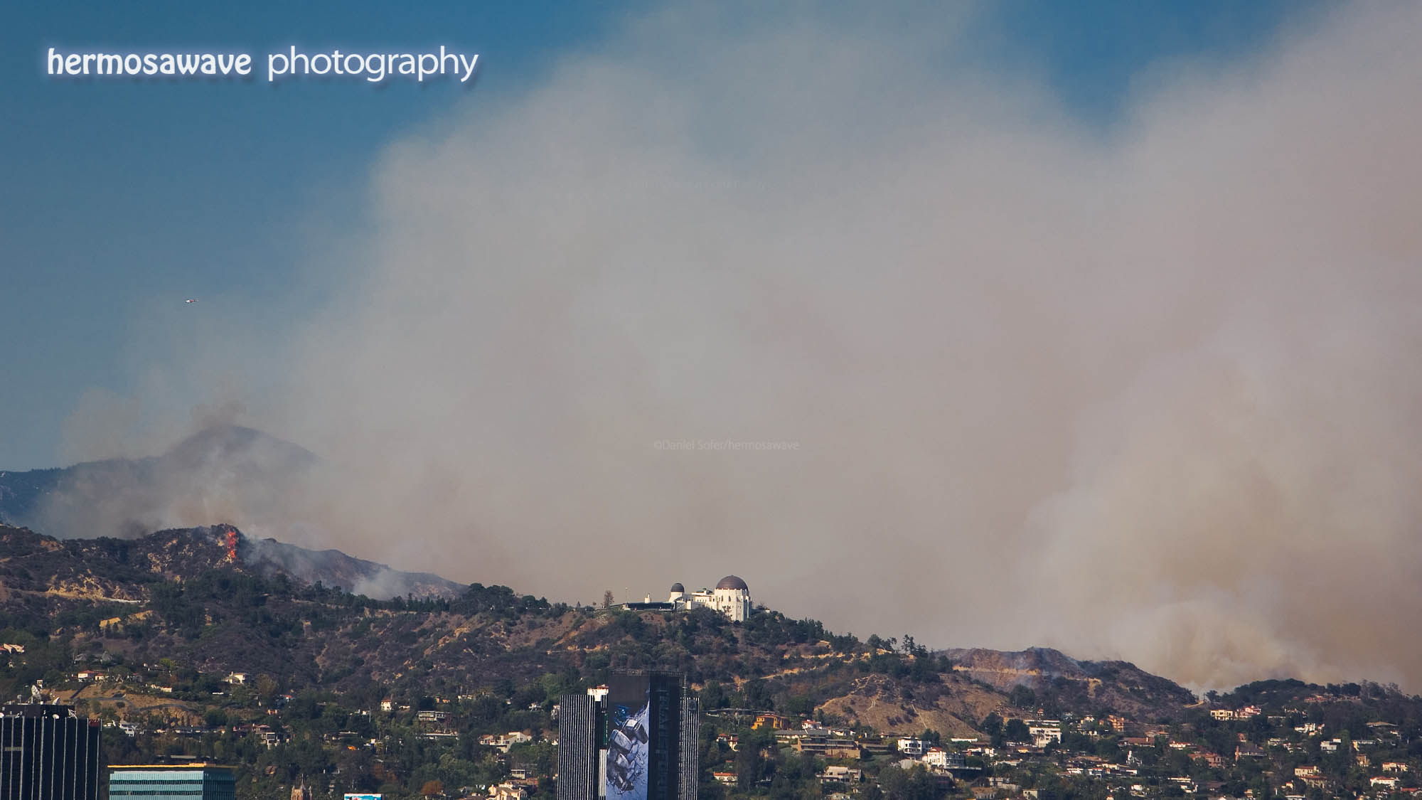 Fire in Griffith Park