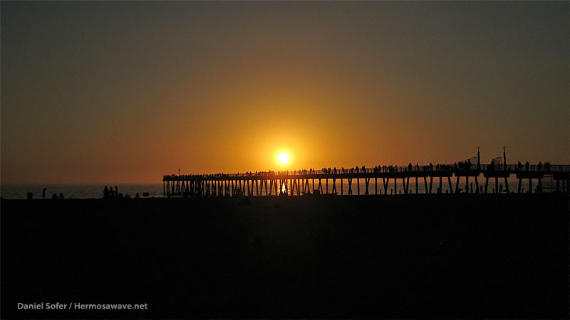 Sunset over the Pier