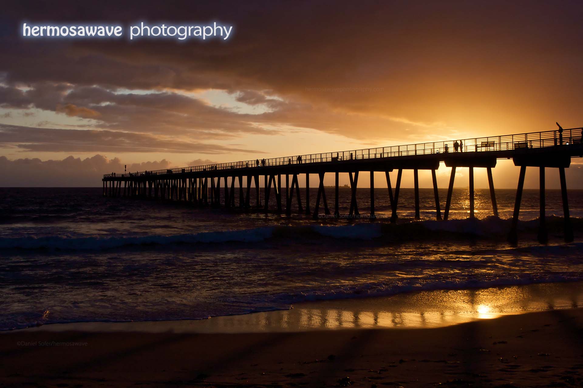 Sunset Behind the Pier
