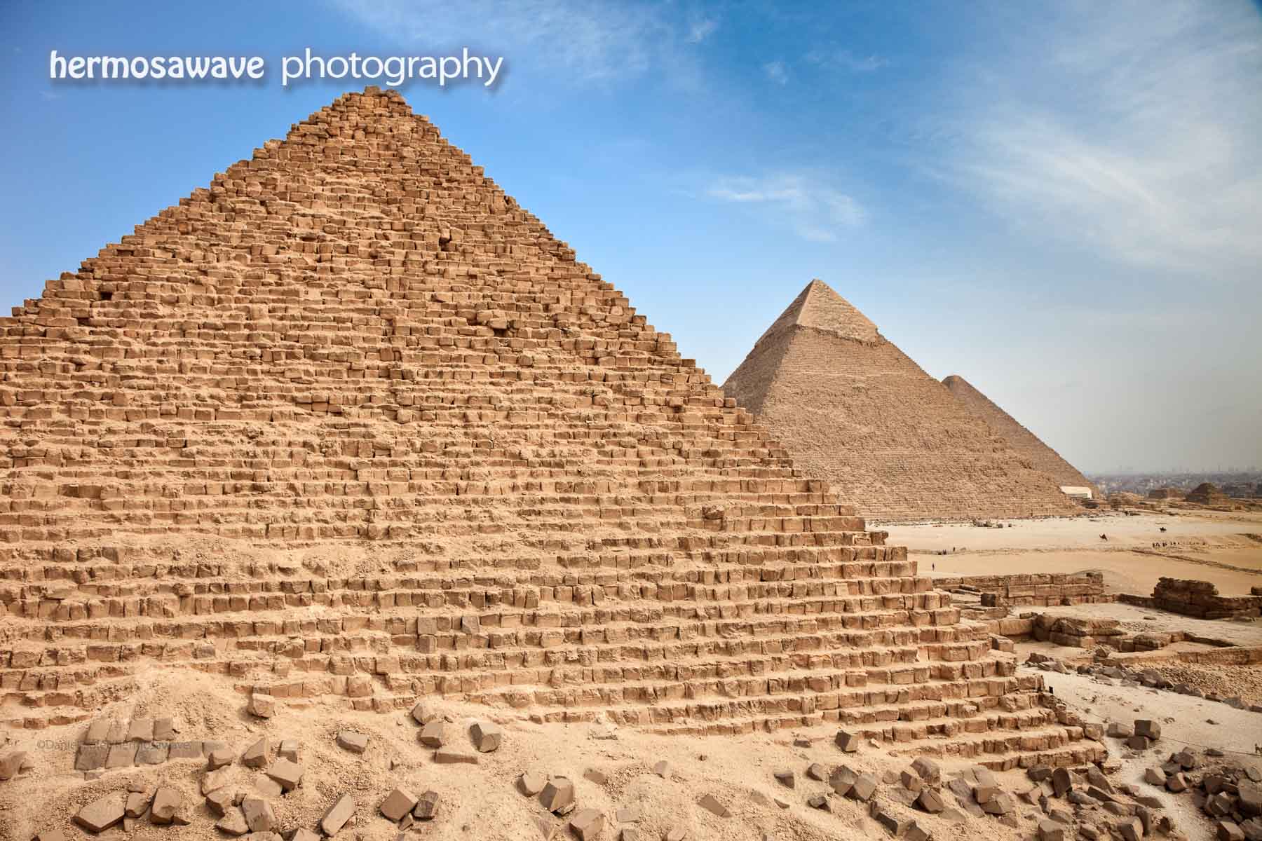 Three Pyramids at Giza