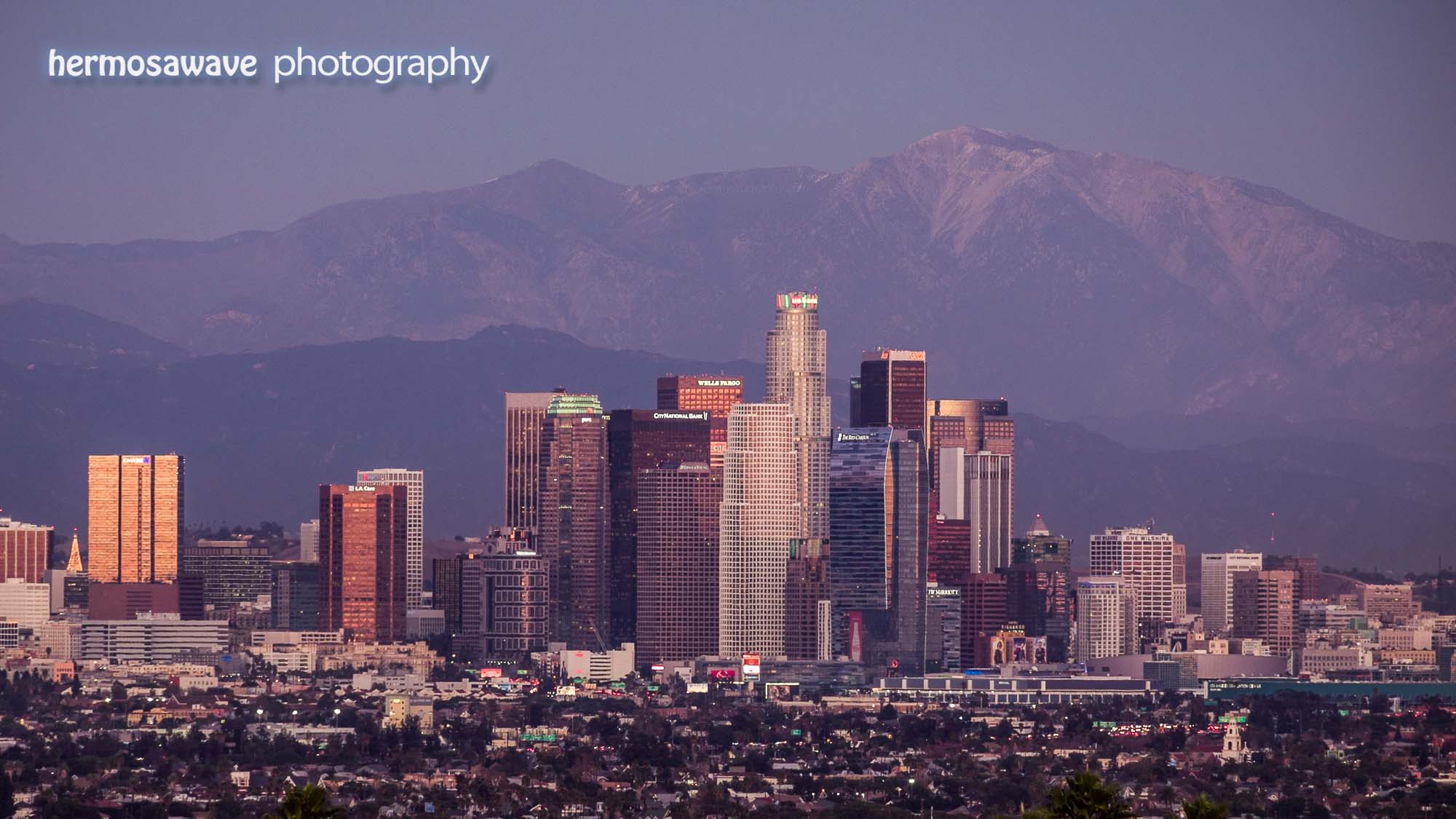 Los Angeles Skyline at Dusk