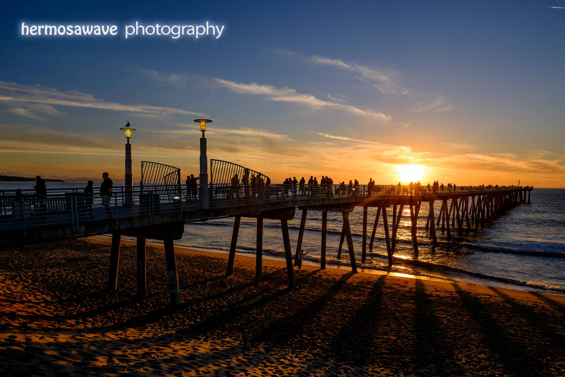 Sunset Over the Hermosa Pier