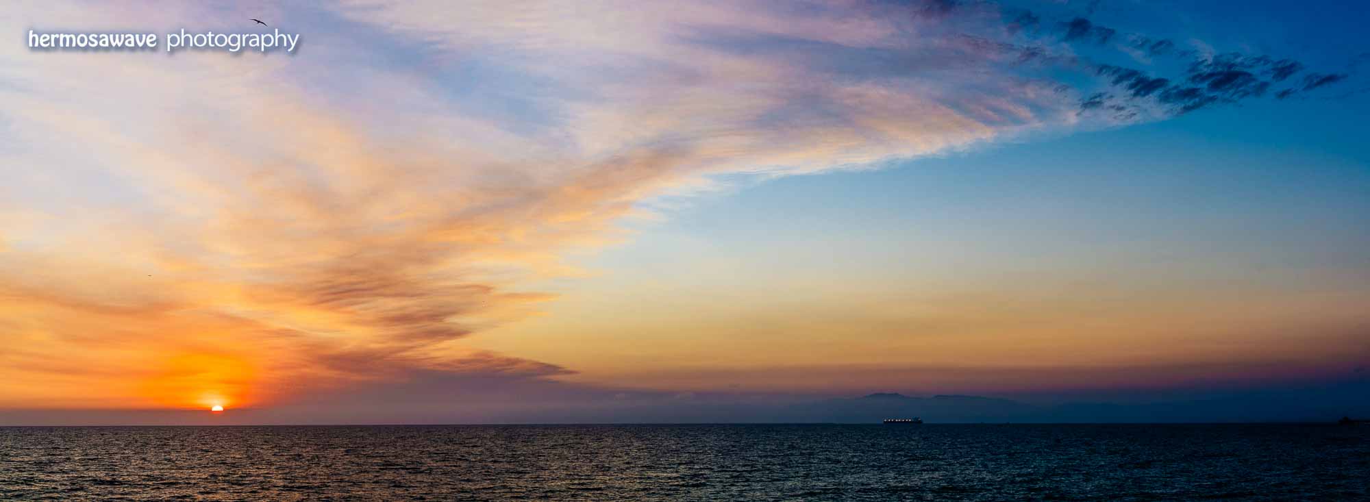 Smokey Sunset Panorama
