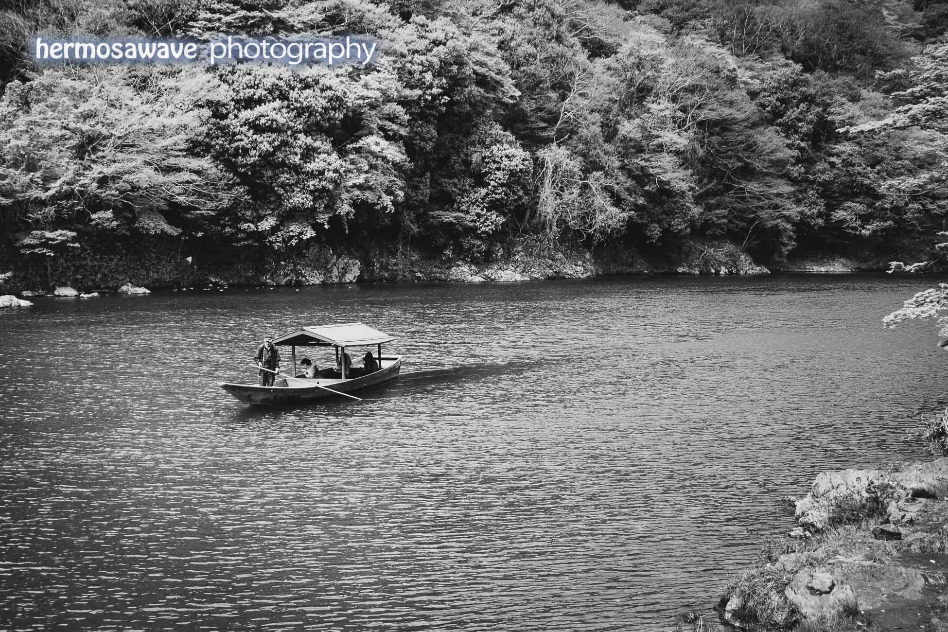 Boat on the Hozu River