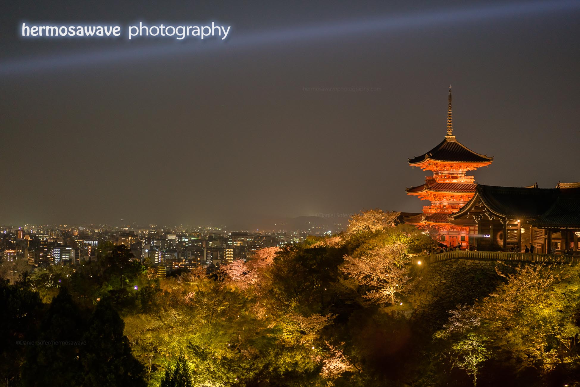 Kiyomizu Temple at Night