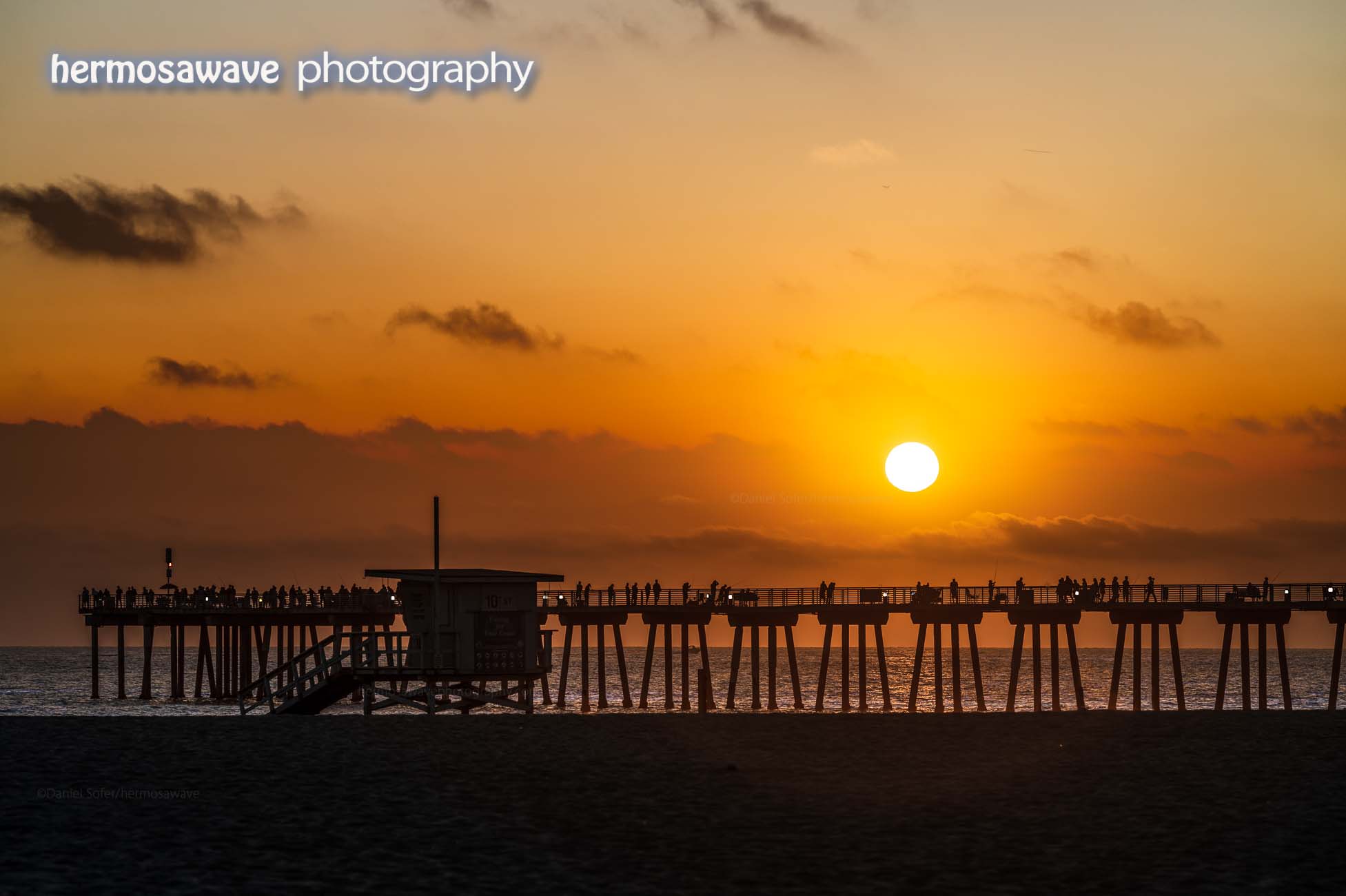 Summer Sunset at the Hermosa Pier