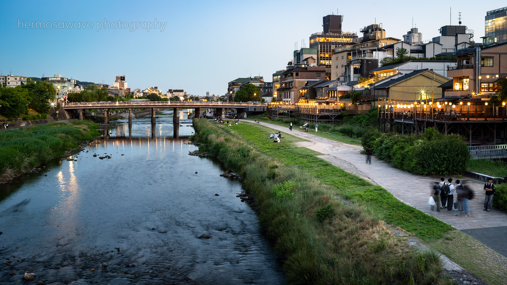 Blue Kamogawa・青鴨川