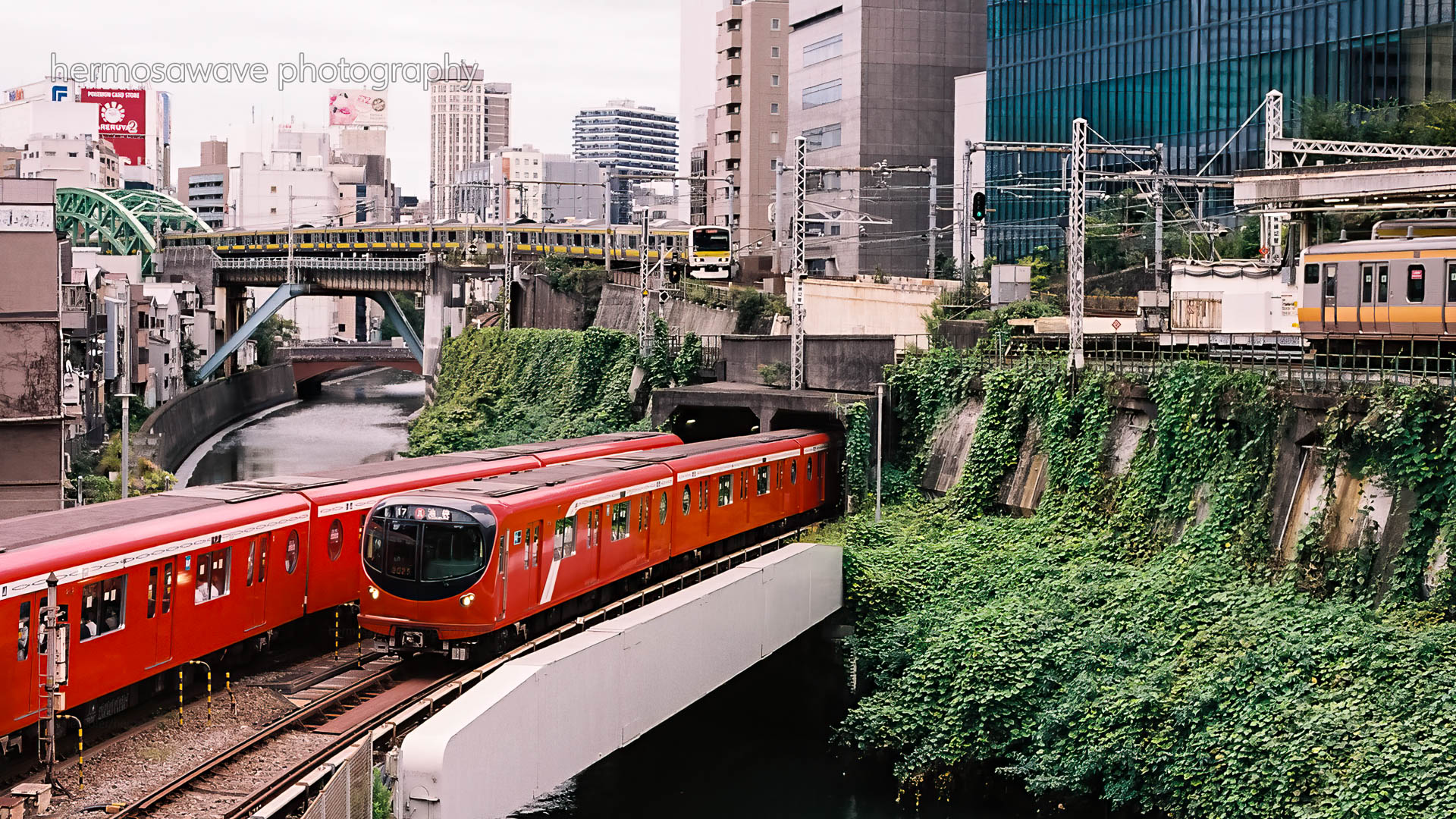 Train Crossing・列車の通過