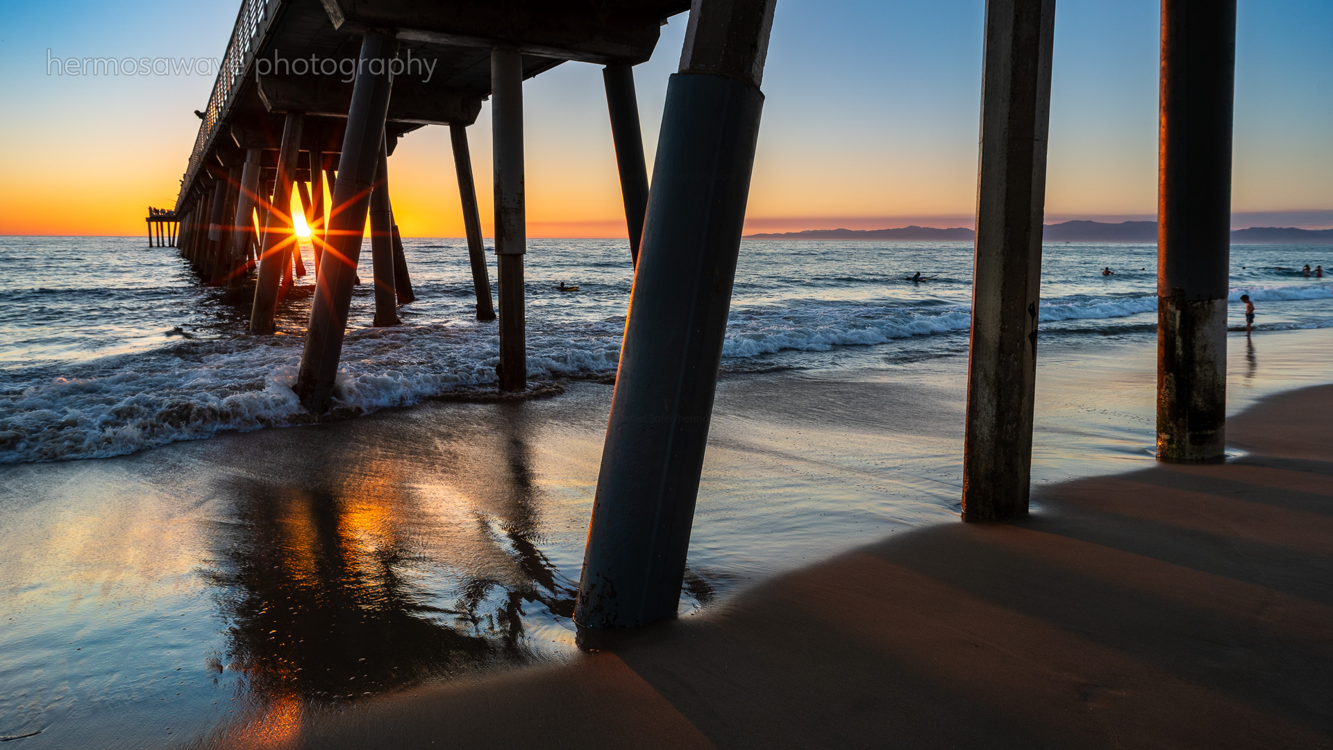 Under the Hermosa Pier