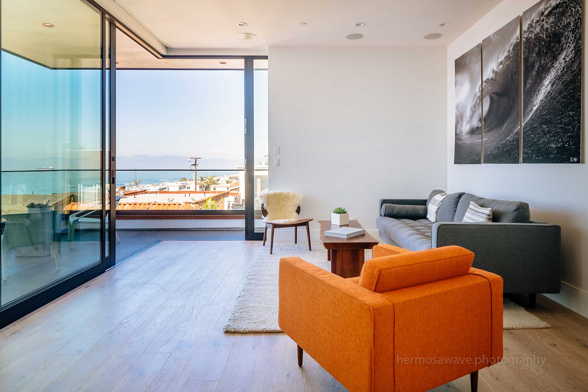 Living Room view, Manhattan Beach, California
